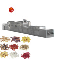 Industrial tunnel microwave seasoning drying machine